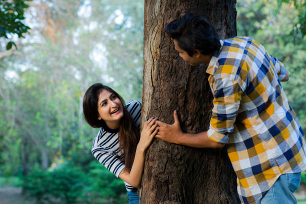 India Young Couple - stock images