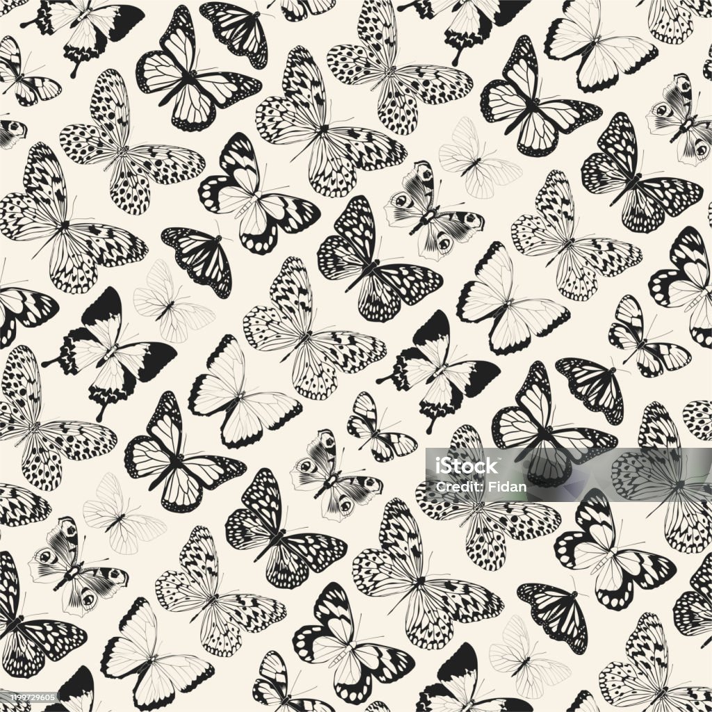 Ilustración de Patrón De Mariposas Vectoriales Sin Costuras Impresión De Mariposa  Fondo De Pantalla De Motivo Animal De Moda Fondo De Moda Para Tela Textil  Diseño Banner Portada Web Etc y más