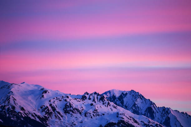 istock Beautiful sunrise in the mountains 1199732180