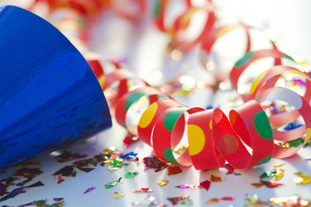istock Party decoration with streamers 1199734127