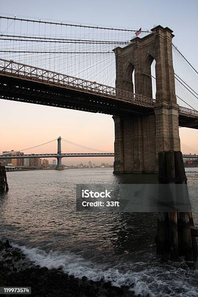Foto de Brooklyn Bridge e mais fotos de stock de Arquitetura - Arquitetura, Brooklyn - New York, Fotografia - Imagem