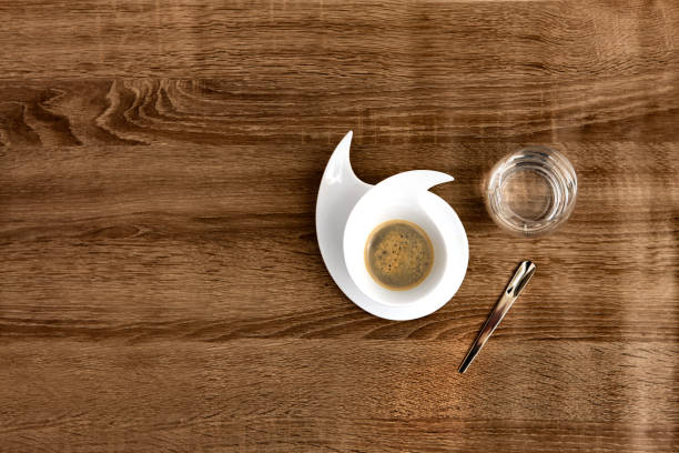 istock flat design coffee for with water and smart phone 1199741949