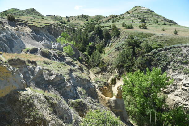 istock Wind Canyon at Theodore Roosevelt NP 1199743253