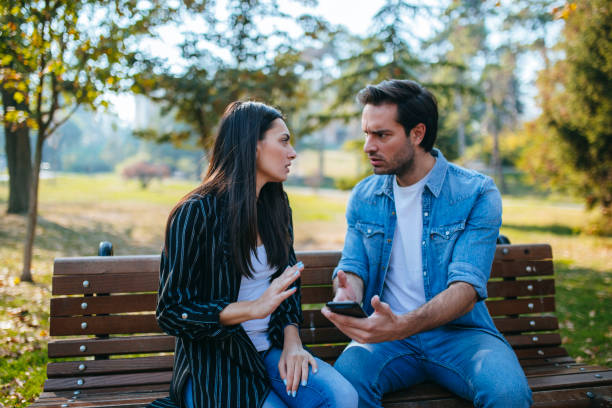 istock Couple discussing their relationship 1199743826