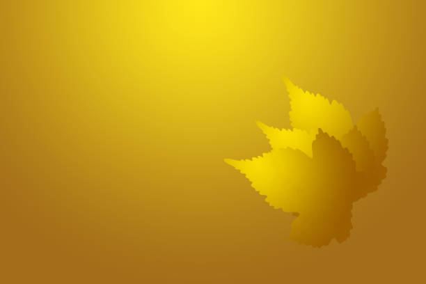 abstract autumn leafs an orange and brown background down in left corner.
