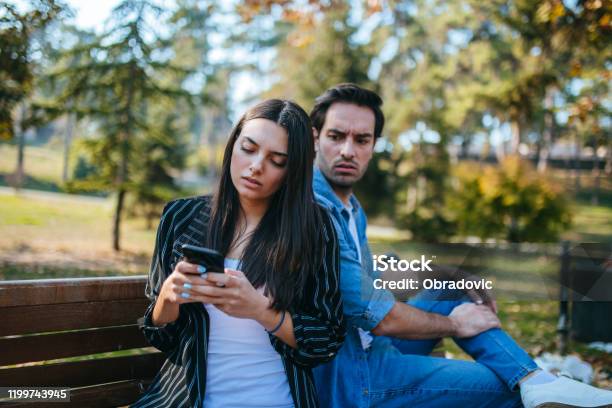 Couple Discussing Their Relationship Stock Photo - Download Image Now - Envy, Couple - Relationship, Two People