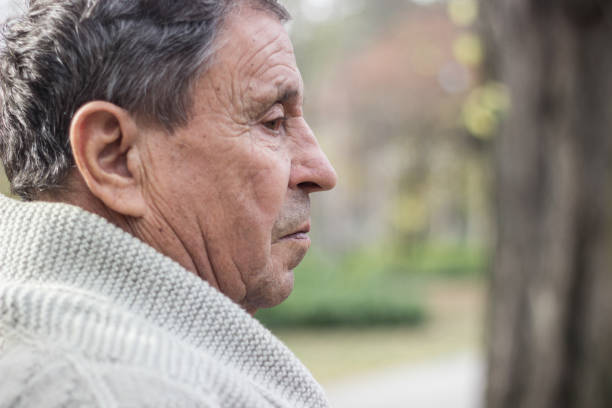 istock Portrait of senior man looking thoughtful 1199744009