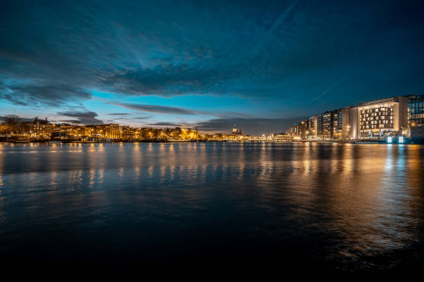 istock Amsterdam skyline shortly after sunset (the Netherlands) 1199745133