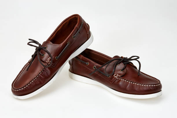 istock Brown men's casual shoes 1199751891