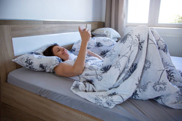 istock First thing I do when I wake up is to talk with you 1199753124