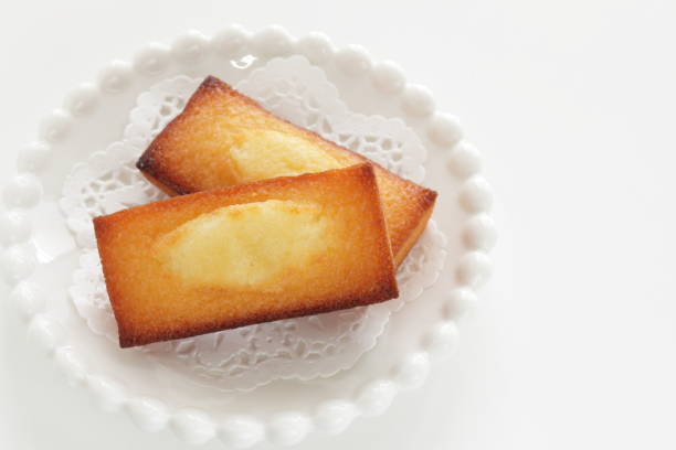 istock Homemade rectangle cake on dish for gourmet dessert 1199757515