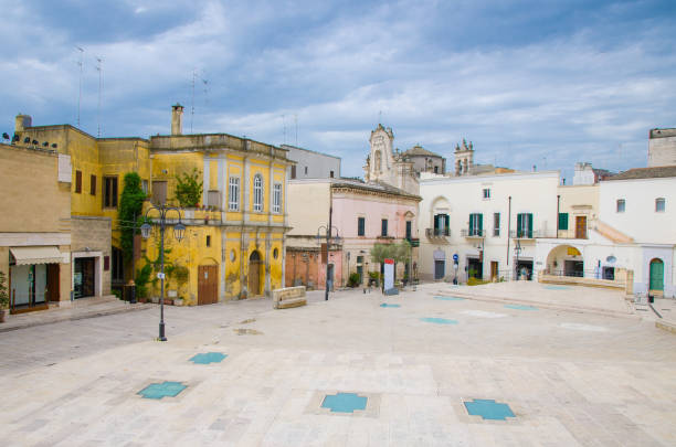 istock Piazza San Francesco in historical centre Sassi di Matera, Italy 1199773637