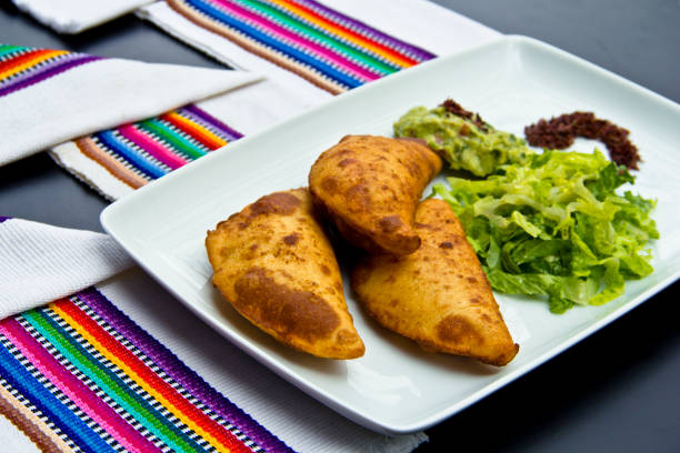istock Mexican fried empanadas and salad 1199775463
