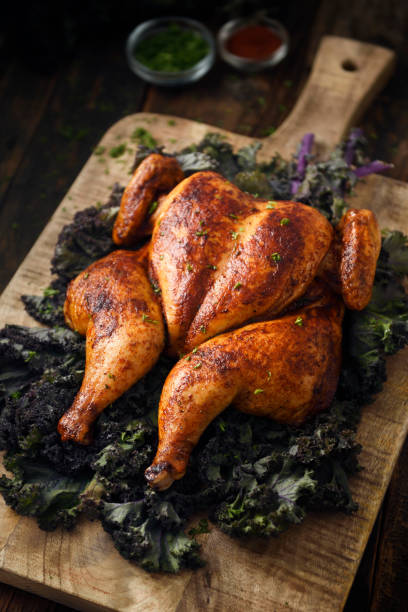 istock Butterflied roast chicken 1199802332
