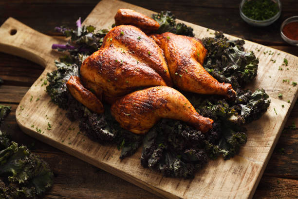 istock Butterflied roast chicken 1199802907
