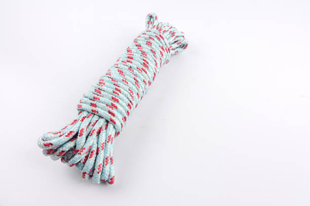 istock Various colour of ropes isolated on white background. 1199813569