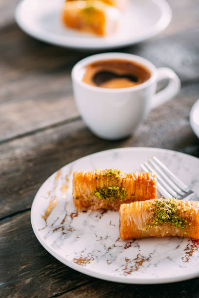 istock Traditional Turkish Baklava and Coffee 1199818213