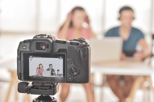 istock Internet vlogger internet star marketer broadcast startup small business 1199821121