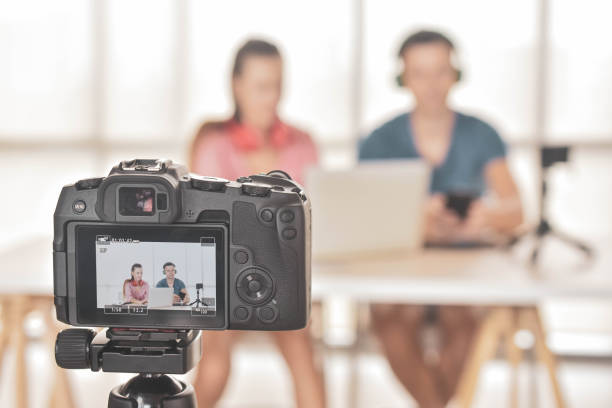 istock Internet vlogger internet star marketer broadcast startup small business 1199821141