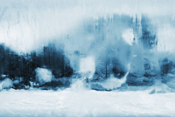 istock Abstract frozen water.Ice texture winter background 1199821818