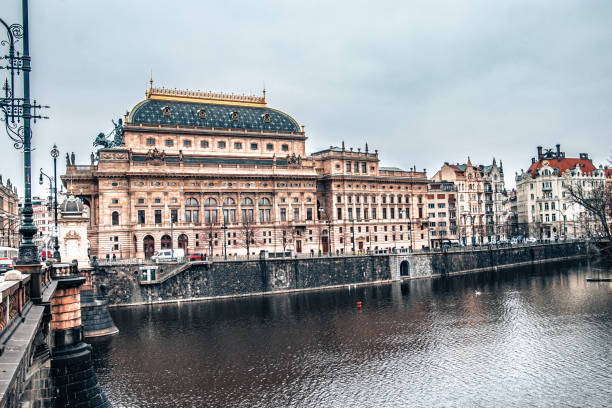 istock National theater in Prague with river 1199825309