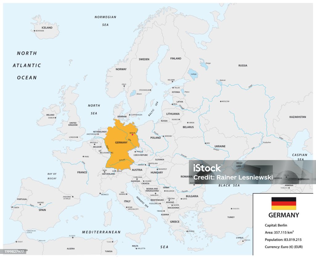 작은 정보 상자와 플래그와 유럽 대륙에 독일의 위치 벨라루스에 대한 스톡 벡터 아트 및 기타 이미지 - 벨라루스, 지도, 0명 -  Istock
