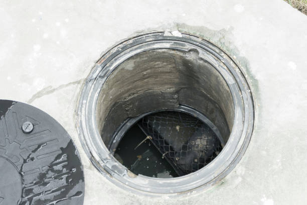 istock Wastewater treatment tank on the cement floor. 1199829268