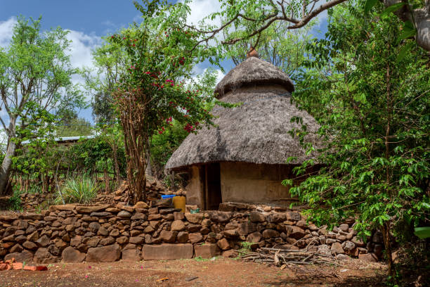istock fantastic walled village tribes Konso, Ethiopia 1199835539