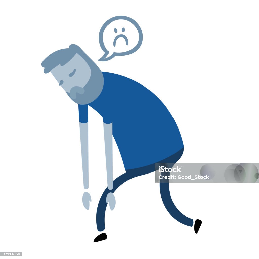 Ilustración de Un Tipo De Dibujos Animados En Depresión Los Pacientes Condicionan Icono De Diseño De Dibujos Animados Ilustración Vectorial Plana Aislado Sobre Fondo Blanco y más Vectores Libres de Derechos de Ilustración de Un Tipo De Dibujos Animados En Depresión Los Pacientes Condicionan Icono De Diseño De Dibujos Animados Ilustración Vectorial Plana Aislado Sobre Fondo Blanco y más Vectores Libres de Derechos de