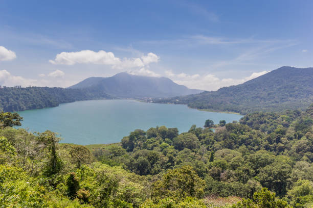 istock Buyan and Tambligan twin lakes on Bali 1199843404