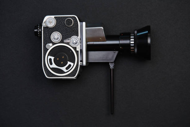 istock Old fashioned vintage analog 8mm video camera 1199846408