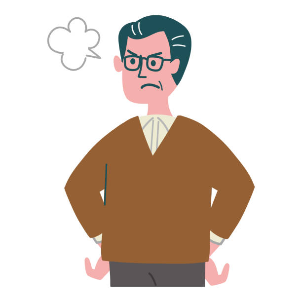 illustrazioni stock, clip art, cartoni animati e icone di tendenza di gesto dell'uomo anziano - senior adult retirement question mark worried