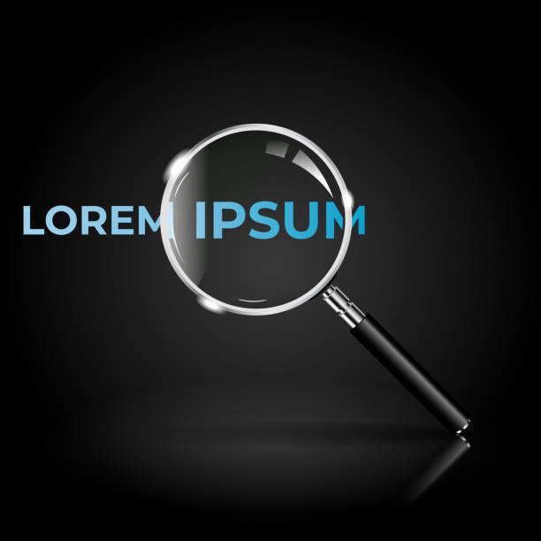 istock Magnifying glass in realistic style. Suitable for posters, flyers or advertisement of real estate agents and location. 1199850767