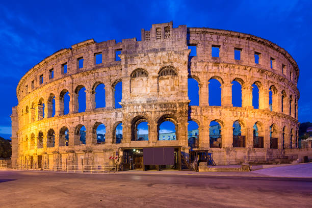 istock Coliseum in Pula, Croatia. 1199850917