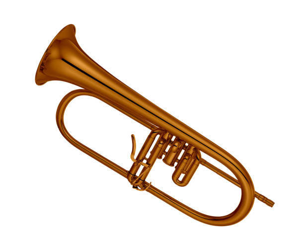 istock Trumpet isolated on white 1199852104