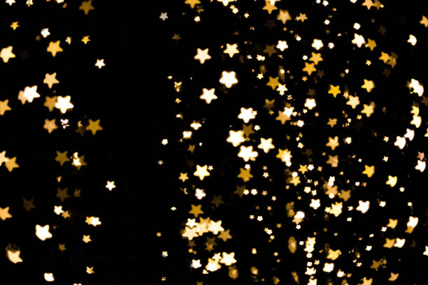 istock Golden stars bokeh background 1199856684