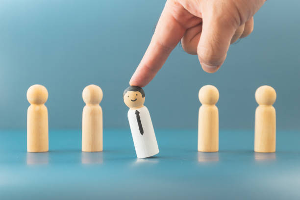 istock Concept Human resources search block wooden on background 1199858019