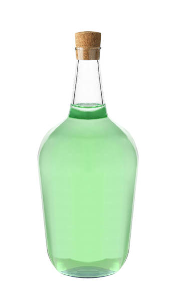 istock Bottle of alcohol isolated on white 1199861487