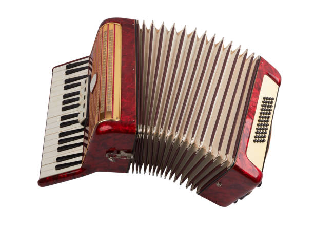 istock Retro accordion isolated 1199861793