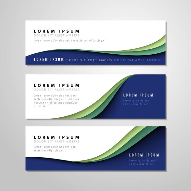luxury banner template banner template design template stock illustrations