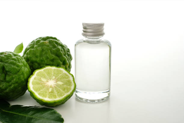 istock Bergamot oil and fresh bergamot 1199863307