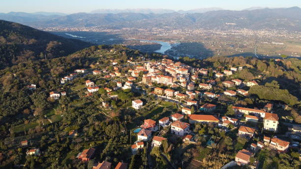 istock City landscape from Montemarcello, spezia 1199864131