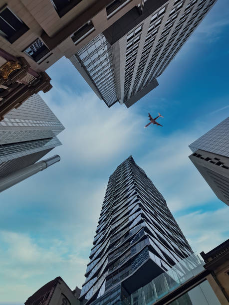 istock Low angle shot of modern architecture from Australia,Sydney 1199868027