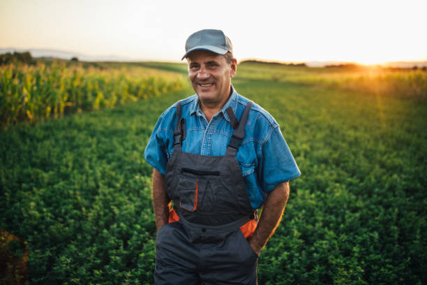 istock Farmer standing in the filed 1199870768