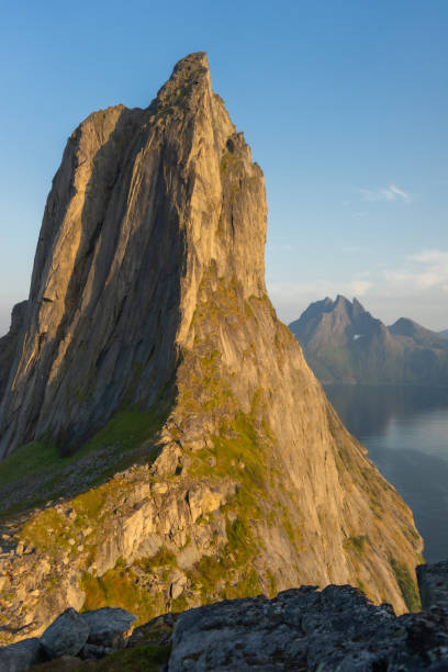 istock Cliff wall in sunlught 1199871994