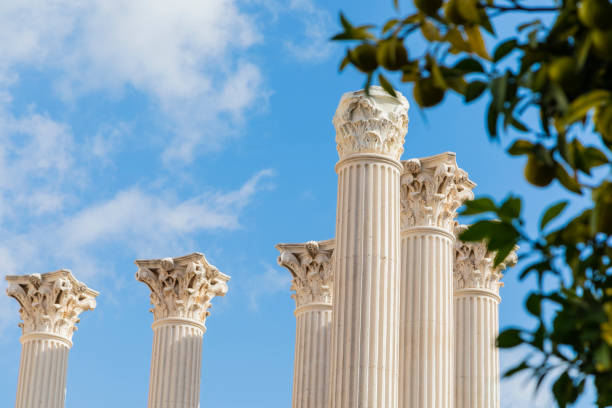 istock Columns in the street reaching the sky 1199874251