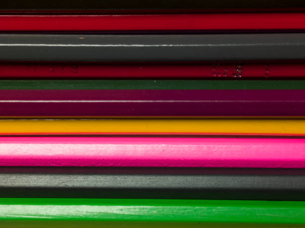 istock various colors of pencils on a white background, copy space 1199874310