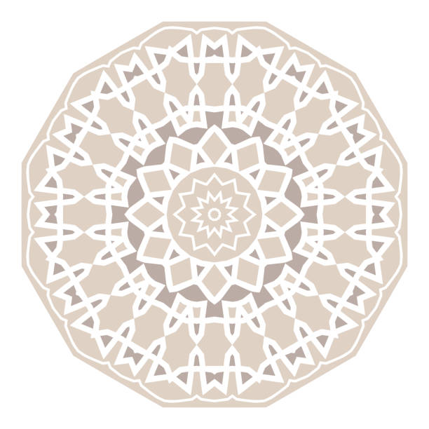 istock Mandala. Ethnicity round ornament. Ethnic style. Elements for invitation cards, brochures, covers. 1199877023