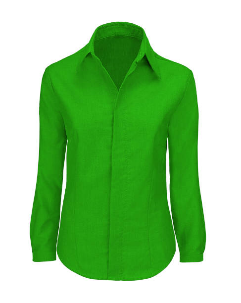 istock green shirt isolated on white 1199879356
