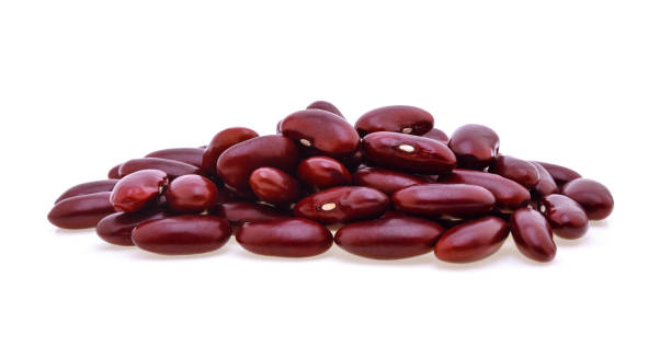 istock Red bean isolated on white background 1199879827
